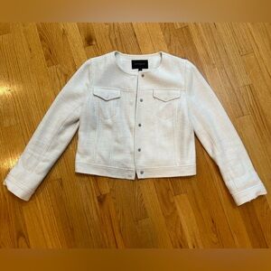 White women’s lined jacket